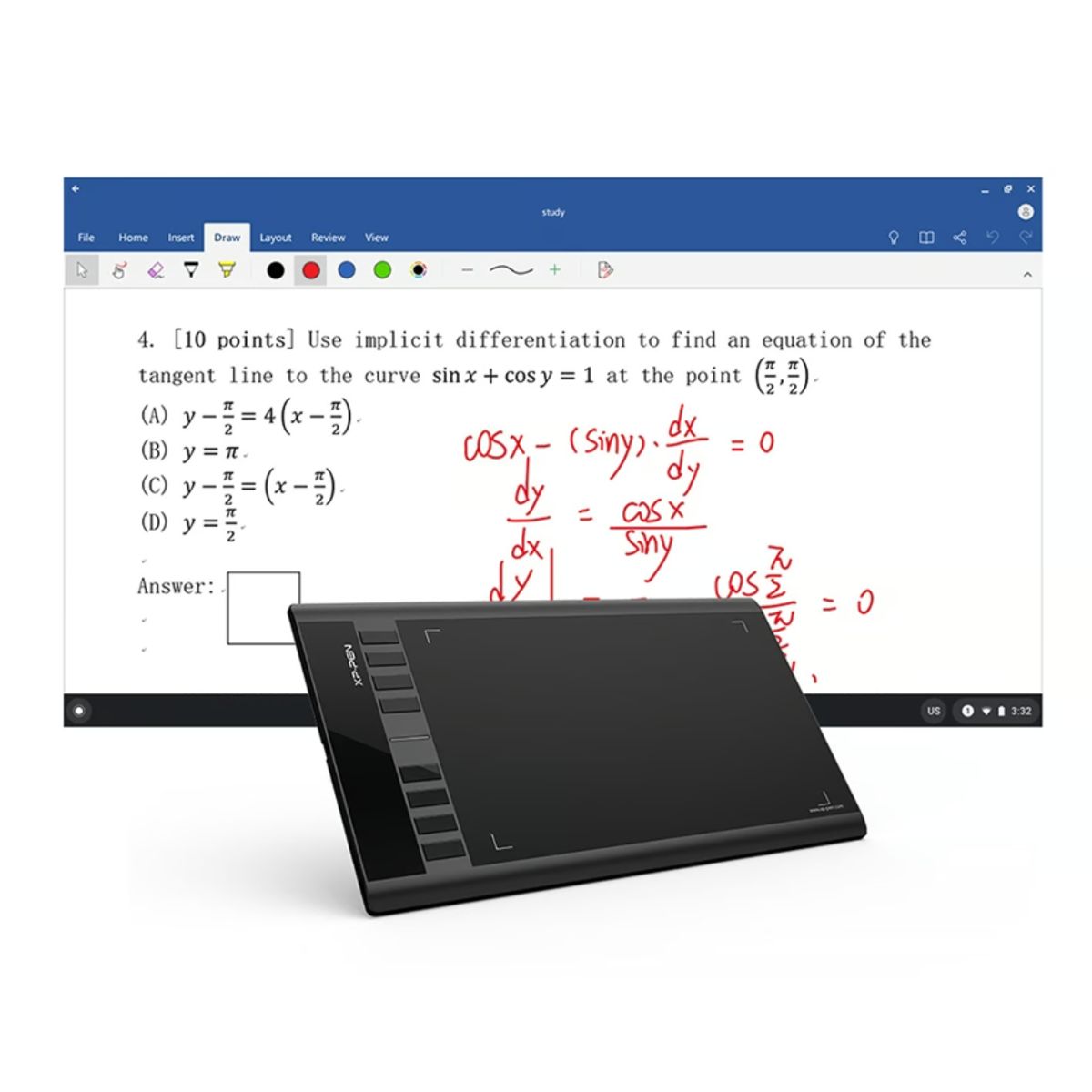 XP PEN - Tableta Digitalizadora Xp-pen Star 03 V2 Negra