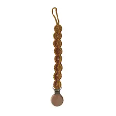 MITIMA - Porta Chupete Flor Mostaza