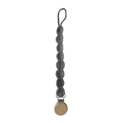 MITIMA - Porta Chupete Flor Gris