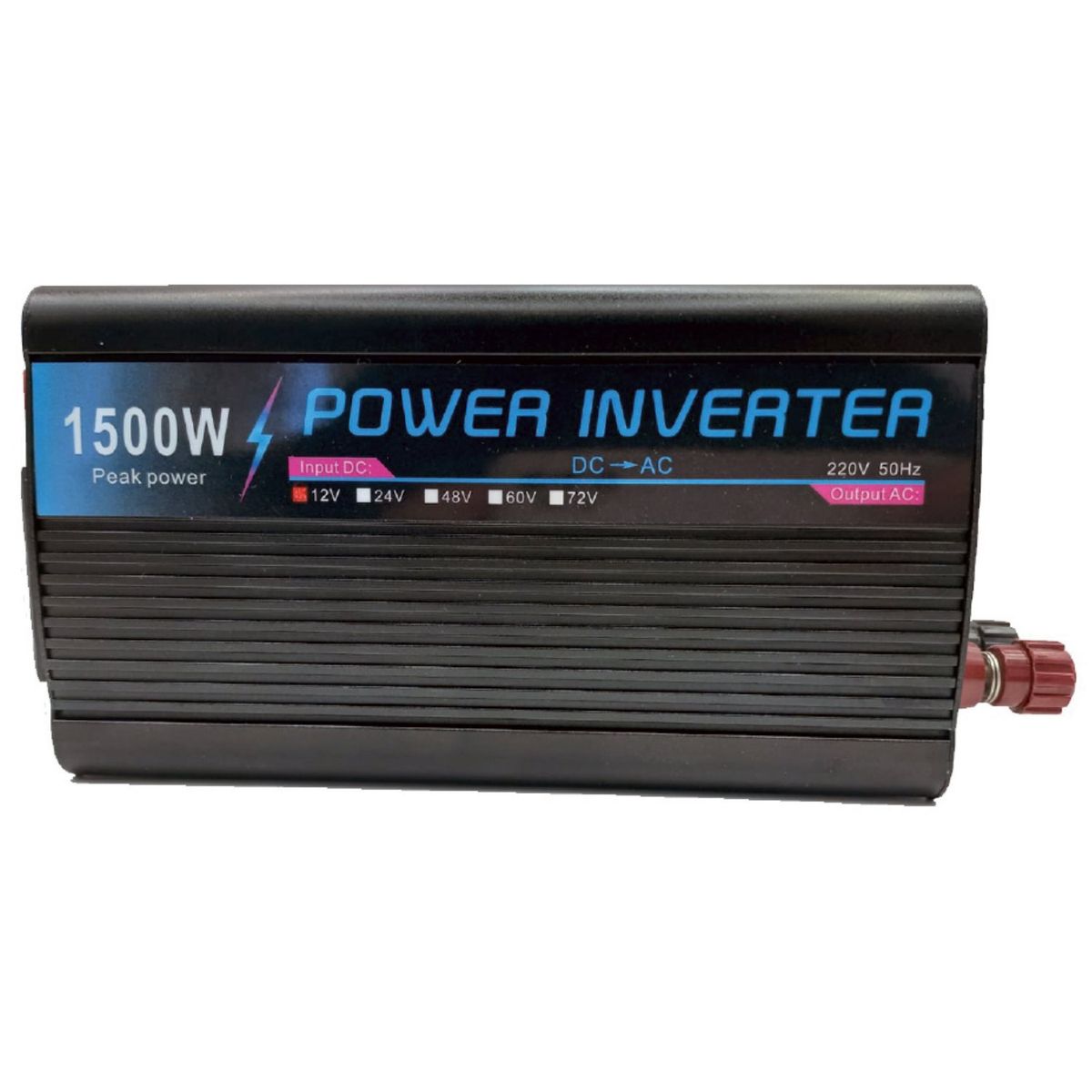 GENERICO - Conversor De Corriente 12V A 220V 1500W Automóvil - SC