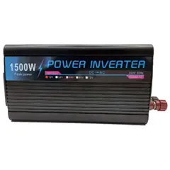 GENERICO - Conversor De Corriente 12V A 220V 1500W Automóvil - SC