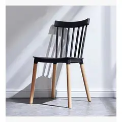 CORI CORI - Silla Windsor - Polipropileno NEGRA