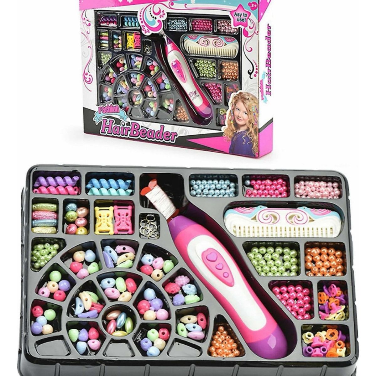 UNICO - Accesorios Para Trenzas Juguete De Pelo Pulseras Mostacillas