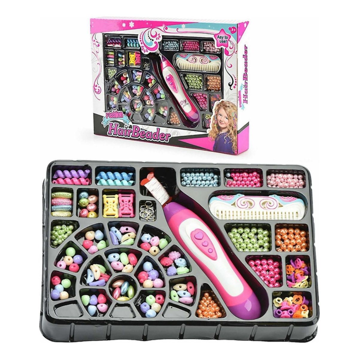 UNICO - Accesorios Para Trenzas Juguete De Pelo Pulseras Mostacillas