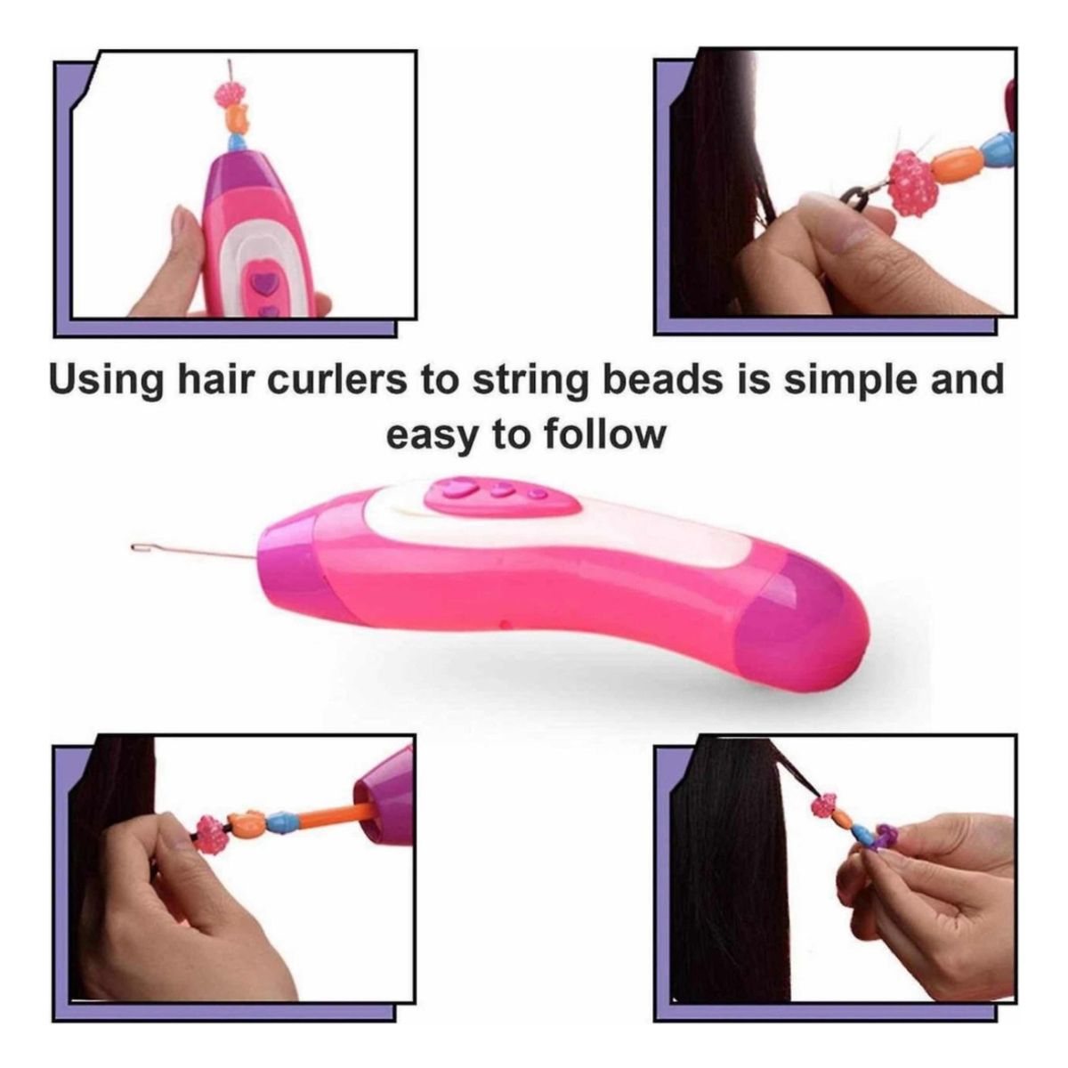 UNICO - Accesorios Para Trenzas Juguete De Pelo Pulseras Mostacillas