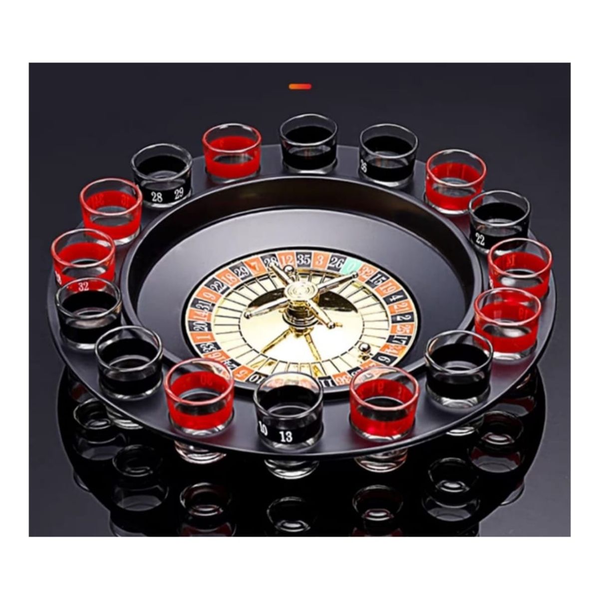 GENERICO - Juego De Ruleta Con Vasos Drinking Roulette Juego De Mesa