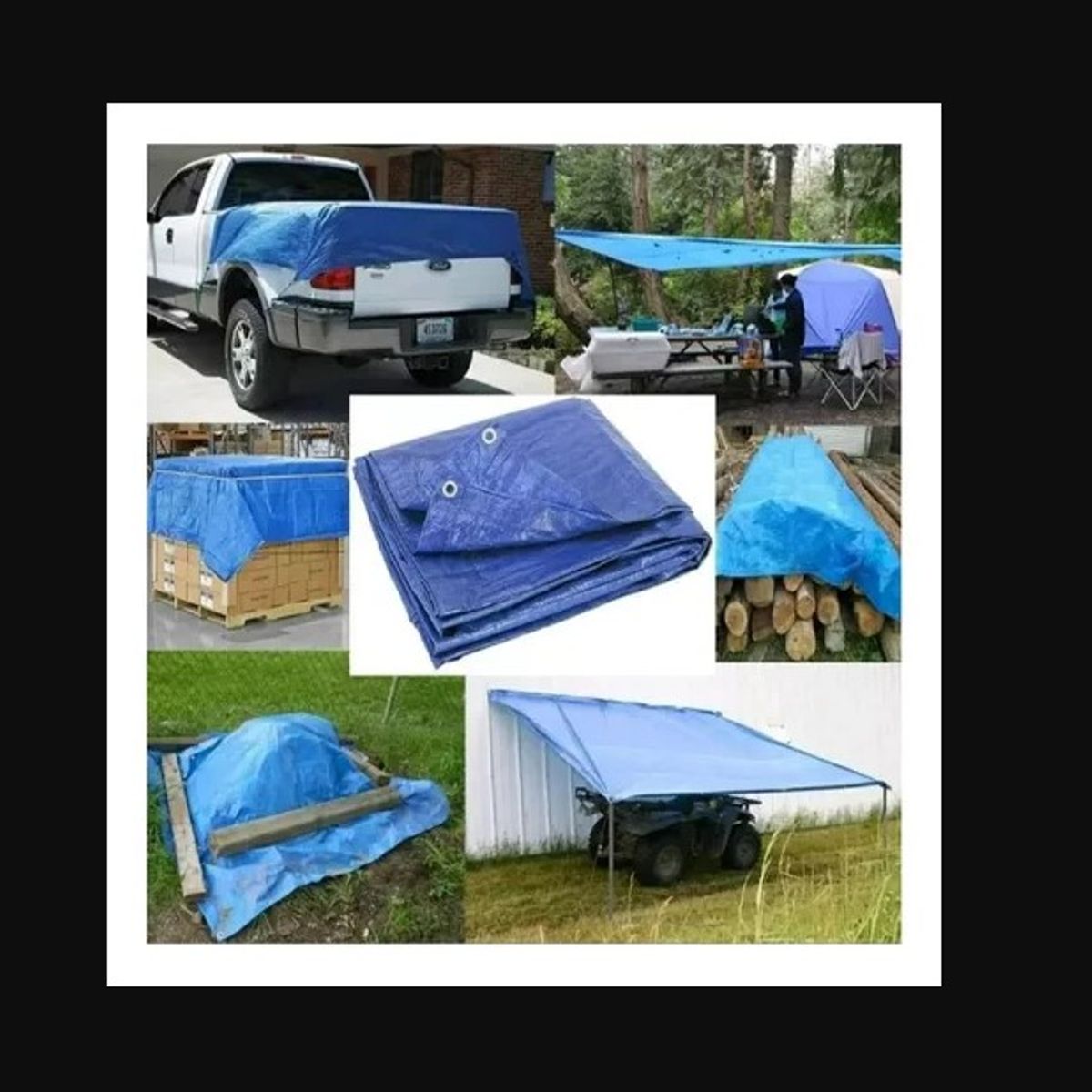 GENERICO - Lona Cobertor Impermeable Carpa Multiuso 3x4