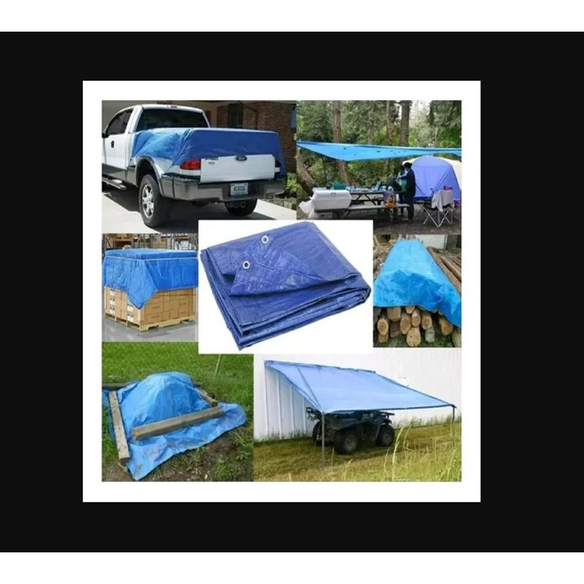 GENERICO - Lona Cobertor Impermeable Carpa Multiuso 3x4