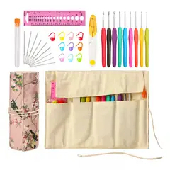 GENERICO - Set De Crochet Y Accesorios Para Tejer Y Estuche Exclusivo
