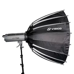 VISICO - Softbox Parabólico de 120 cm Con Grilla