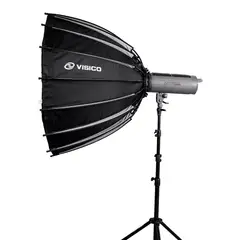 VISICO - Softbox Parabólico de 70 cm Con Grilla