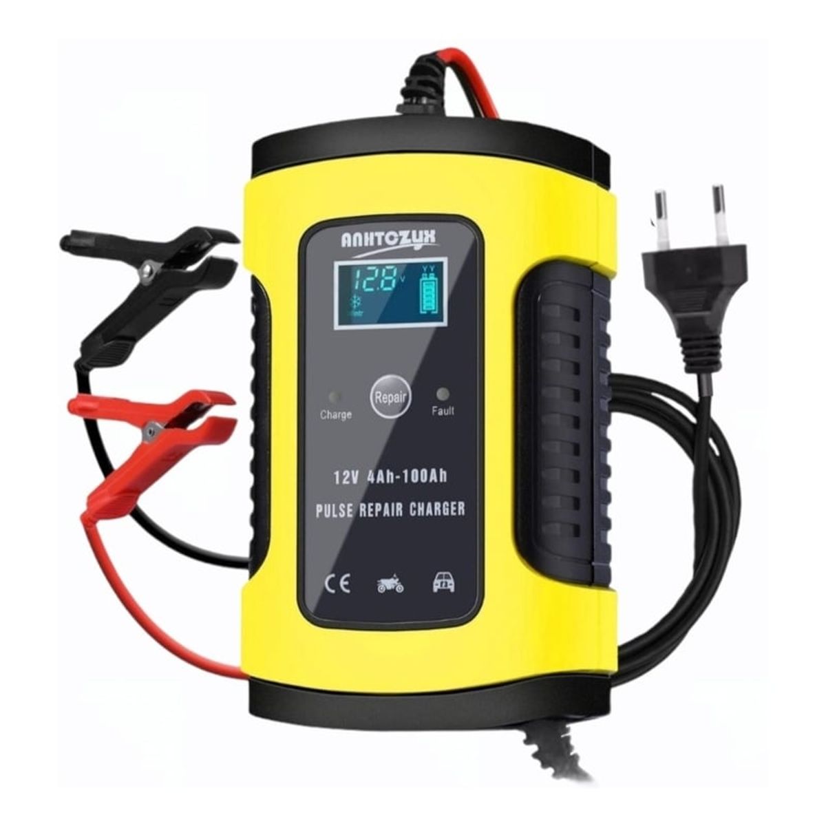 BITART - Cargador Batería Automóvil Moto 12v Inteligente Carga Rápida