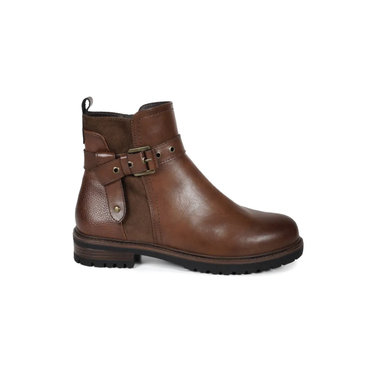 BEGOÑA - Botín Mujer Tainka Camel BEGOÑA