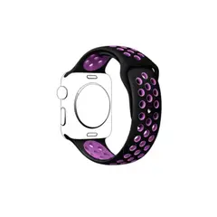 FACTORYTECH - Correa Para Applewatch Sport Negro Morado 424445mm