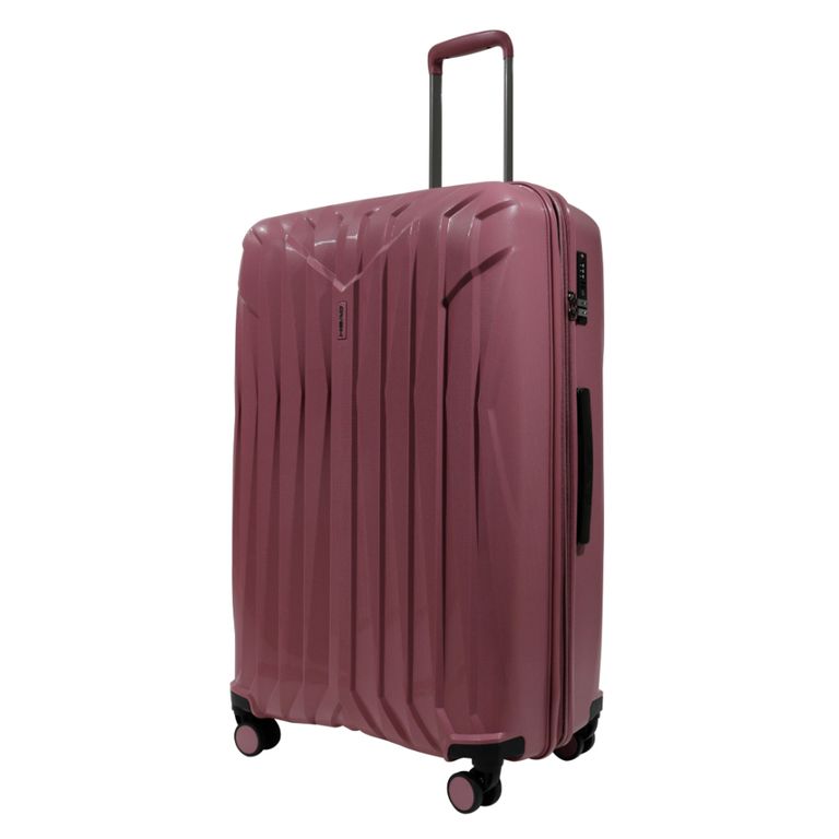 Maleta Aruba L Expandible Tsa Malva Antirayado Rosa L