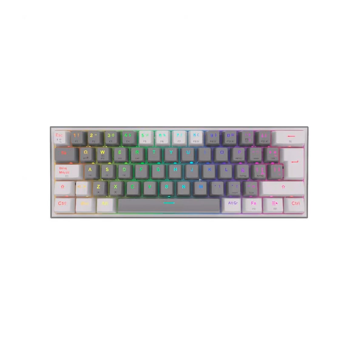 REDRAGON - Teclado Inalámbrico Redragon Fizz Pro K616-RGB GreyWhite