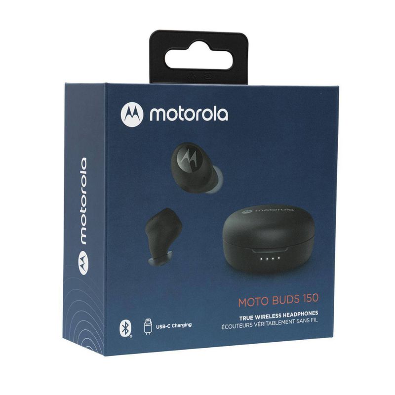 MOTOROLA - Audifono Bt Motorola Moto Buds 150 Black Ipx5 - Revogames negros
