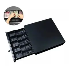 GENERICO - Caja De Dinero Gaveta Electronica Rj11 5 Billetes 5 Monedas