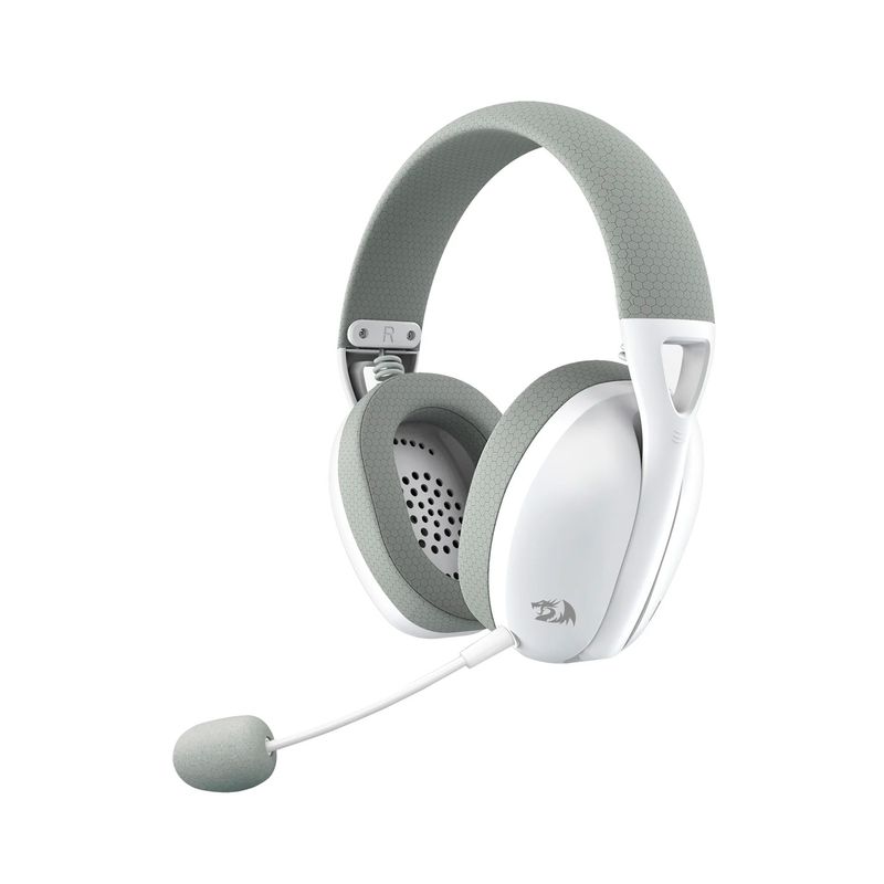 REDRAGON - Audífonos Gamer Inalámbrico Redragon Ire H848G Blanco y Gris