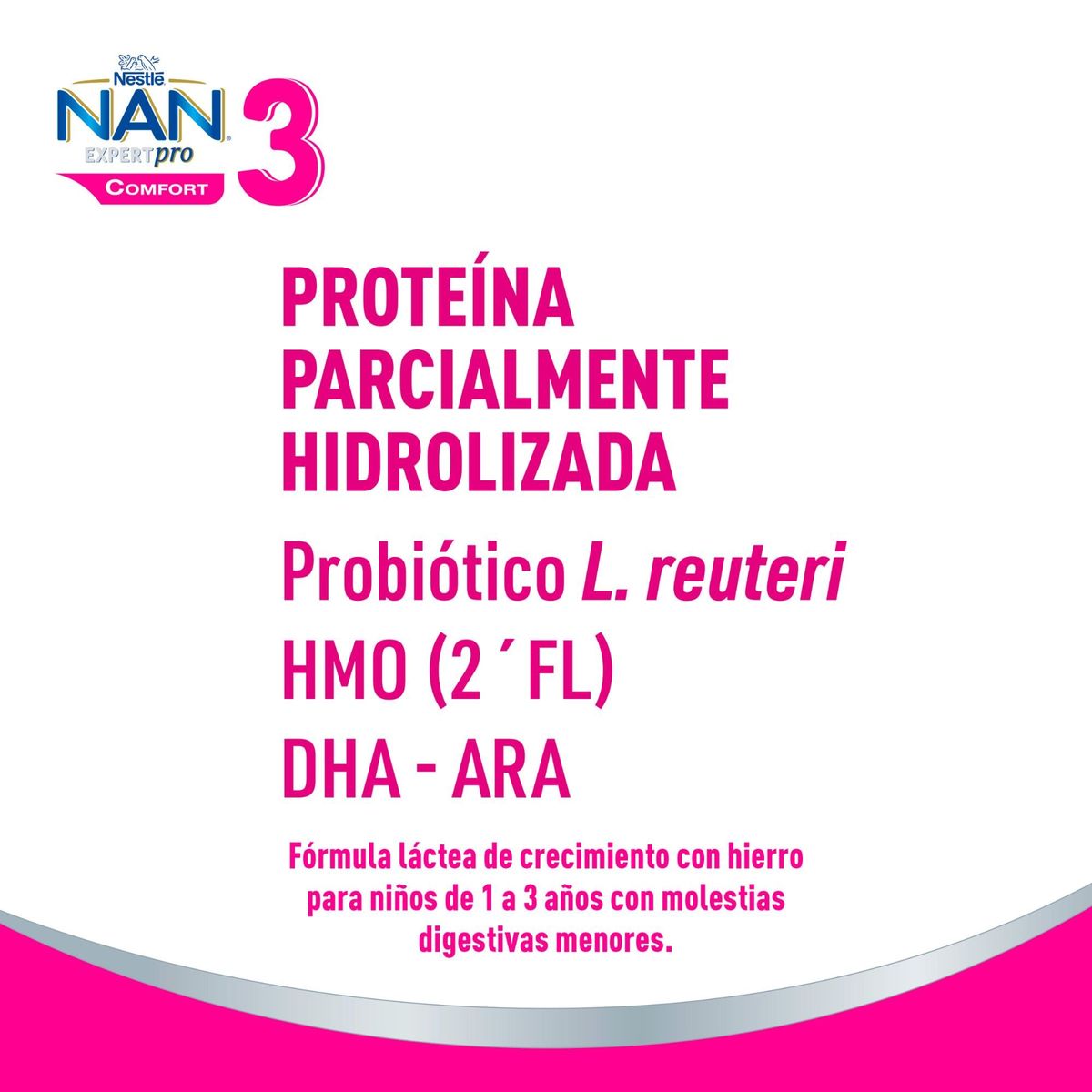 NAN - Fórmula Infantil Nan Comfort 3 800g