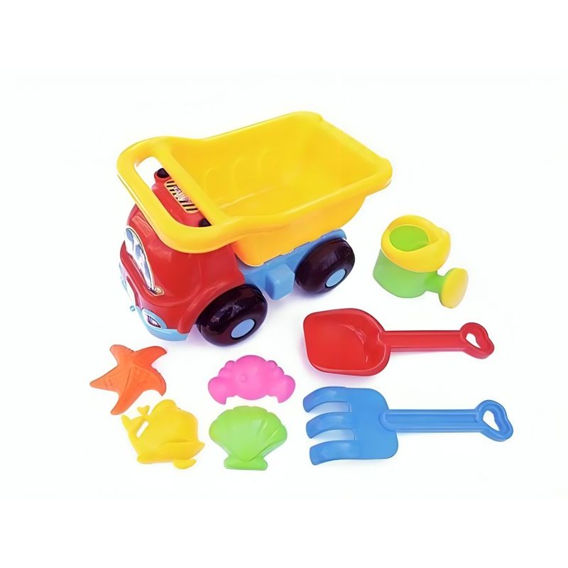 OEM - JUGUETE DE PLAYA CAMION TOLVA INFANTIL CON ACCESORIOS