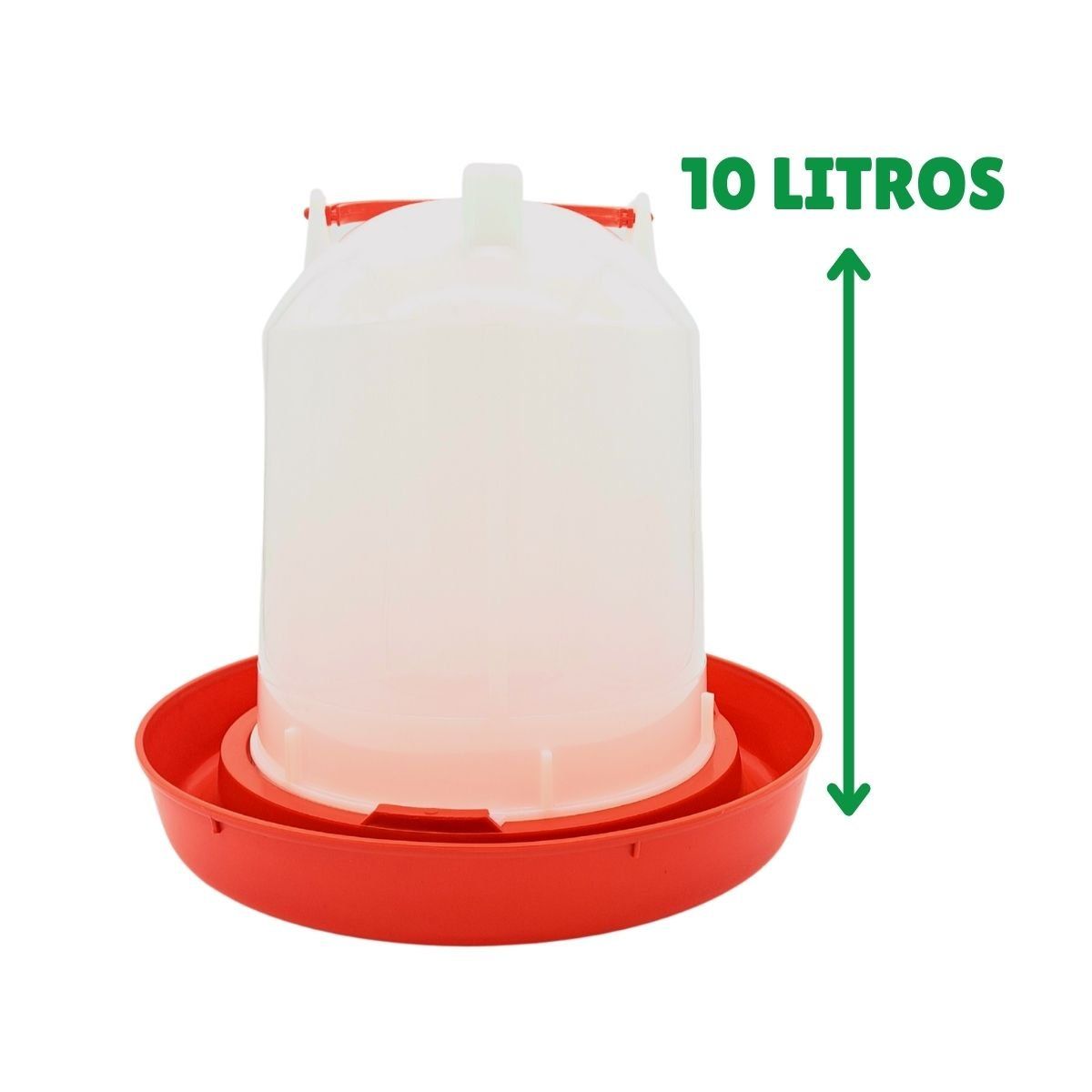 GENERICO - Bebedero Para Gallinas 10L Aves Pajareras