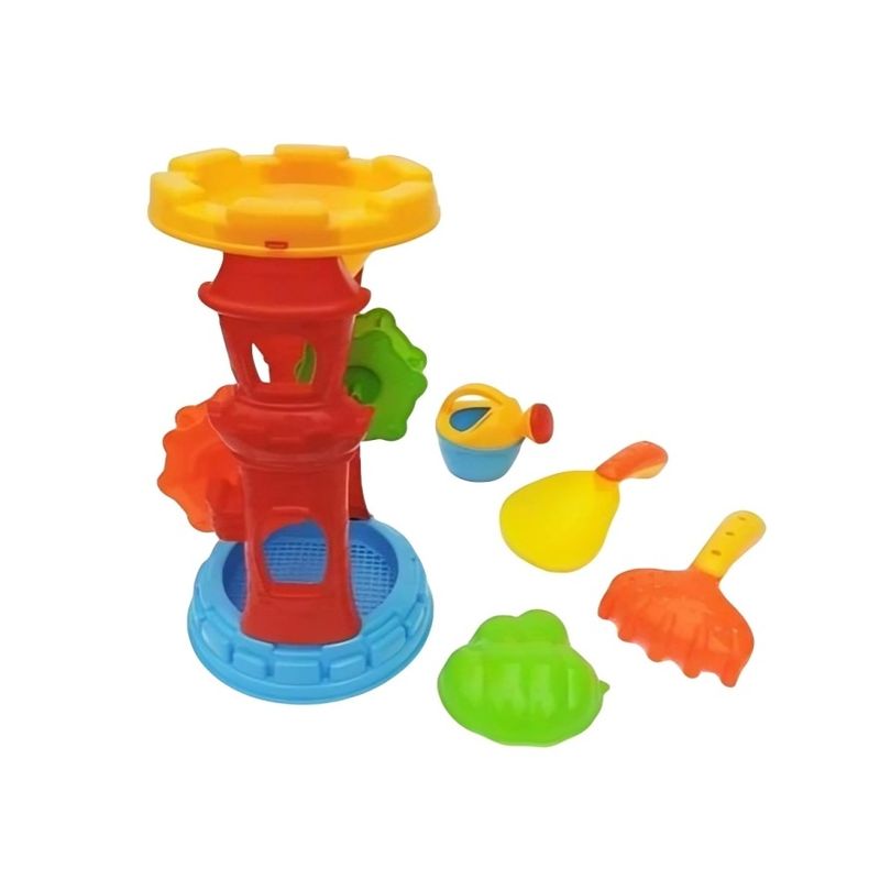 OEM - SET DE PLAYA MOLDES JUGUETE DE ARENA - A624 COLORES