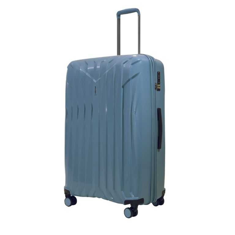 Maleta Aruba L Expandible Tsa Azul Antirayado Azul L