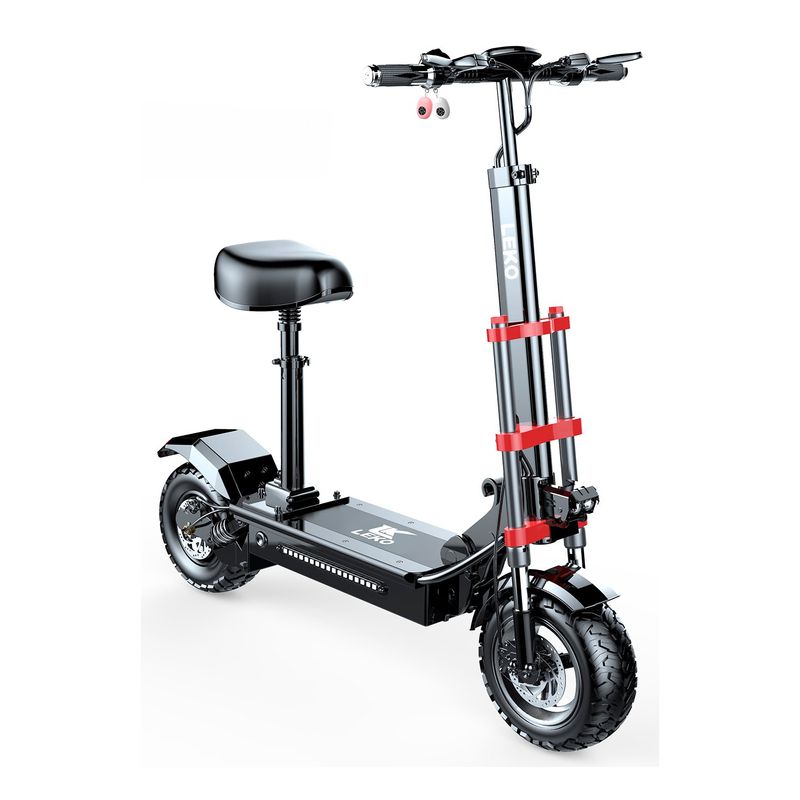 LEKO - Scooter Eléctrico LEKO Modelo HBC 20-4 Color Negro