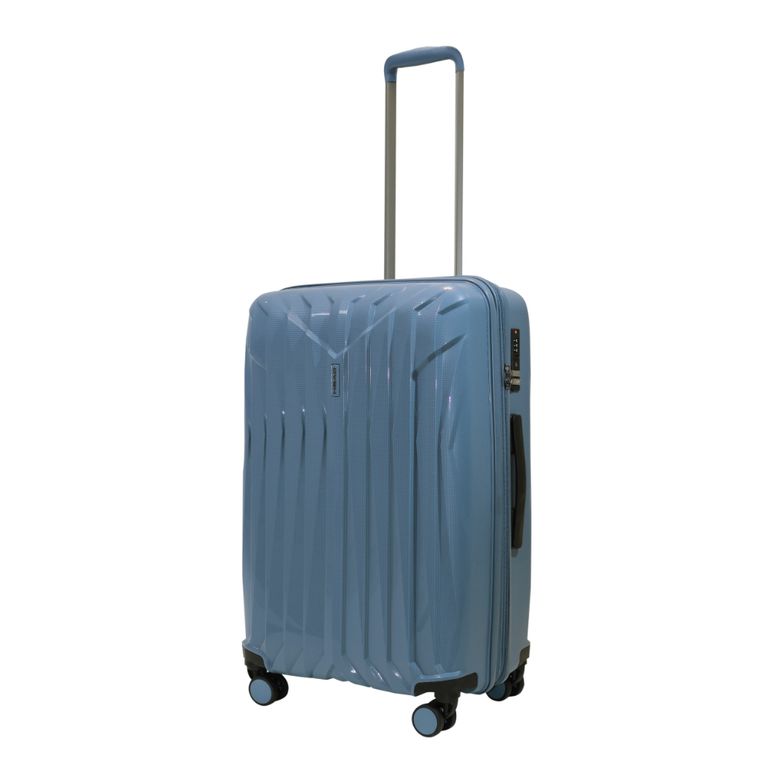 Maleta Aruba M Expandible Tsa Azul Antirayado Azul M
