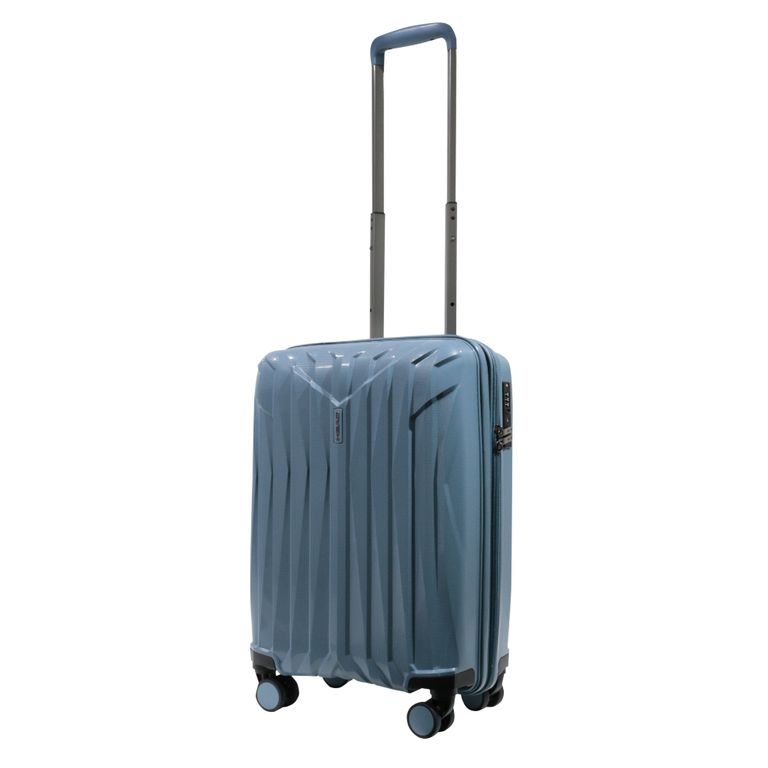 Maleta Aruba S Expandible Tsa Azul Antirayado Azul S