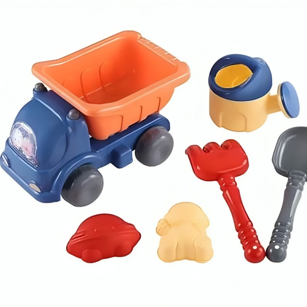 OEM - JUGUETE DE PLAYA CAMION INFANTIL CON ACCESORIOS