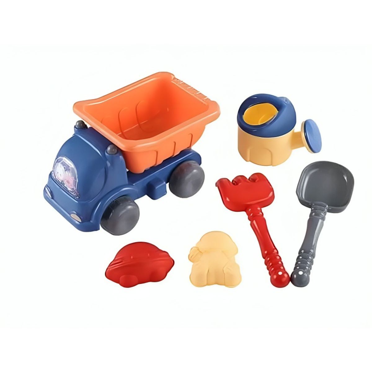 OEM - JUGUETE DE PLAYA CAMION INFANTIL CON ACCESORIOS