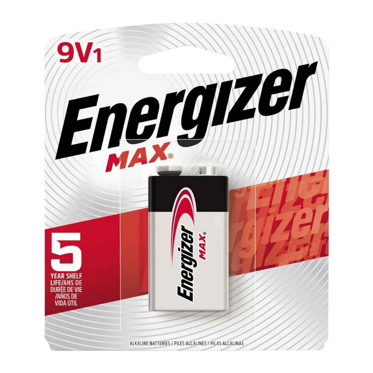 ENERGIZER - Pilas Energizer Max Alcalina 9v 1 Unidad