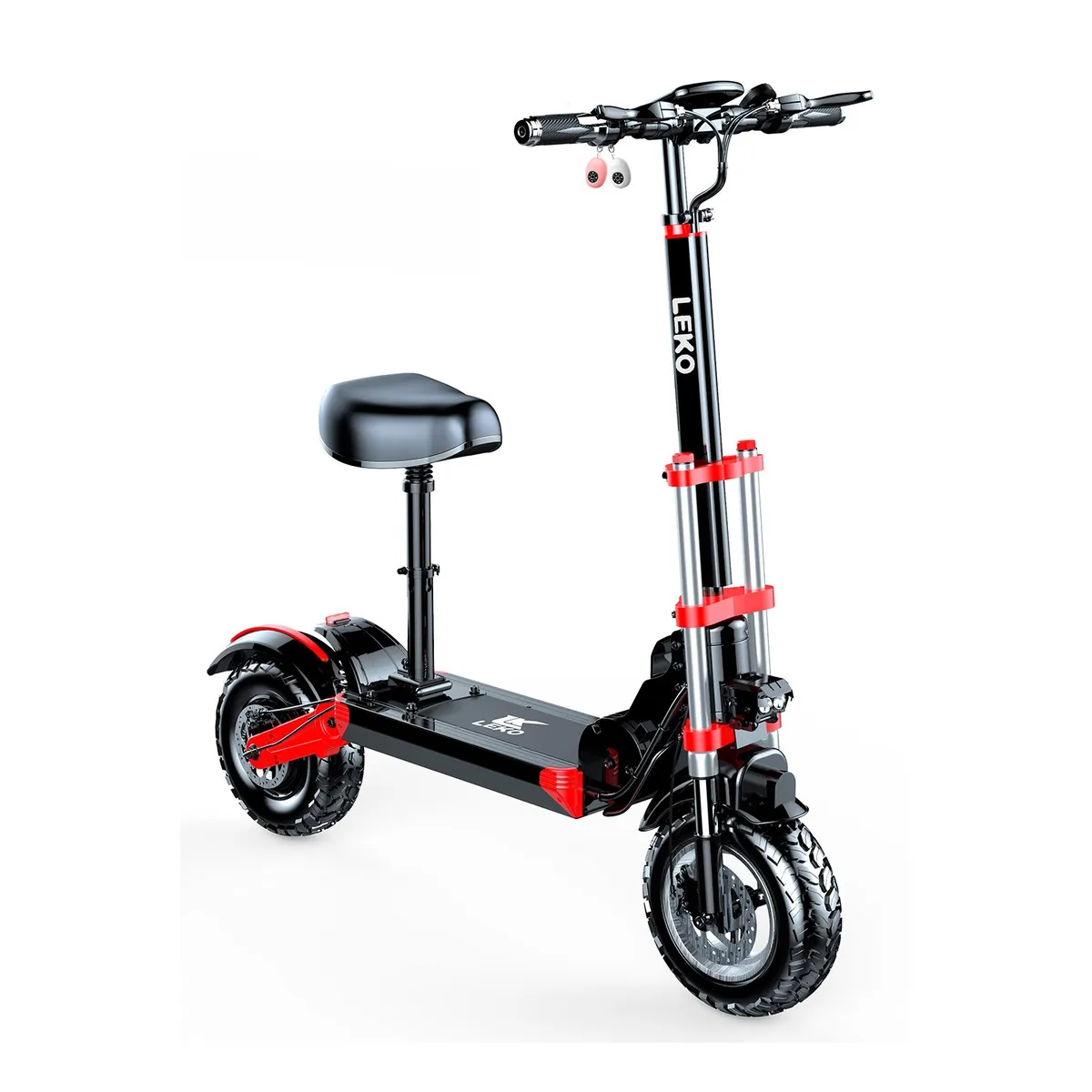 LEKO - Scooter Eléctrico LEKO Modelo HBC 18-4 Color Negro
