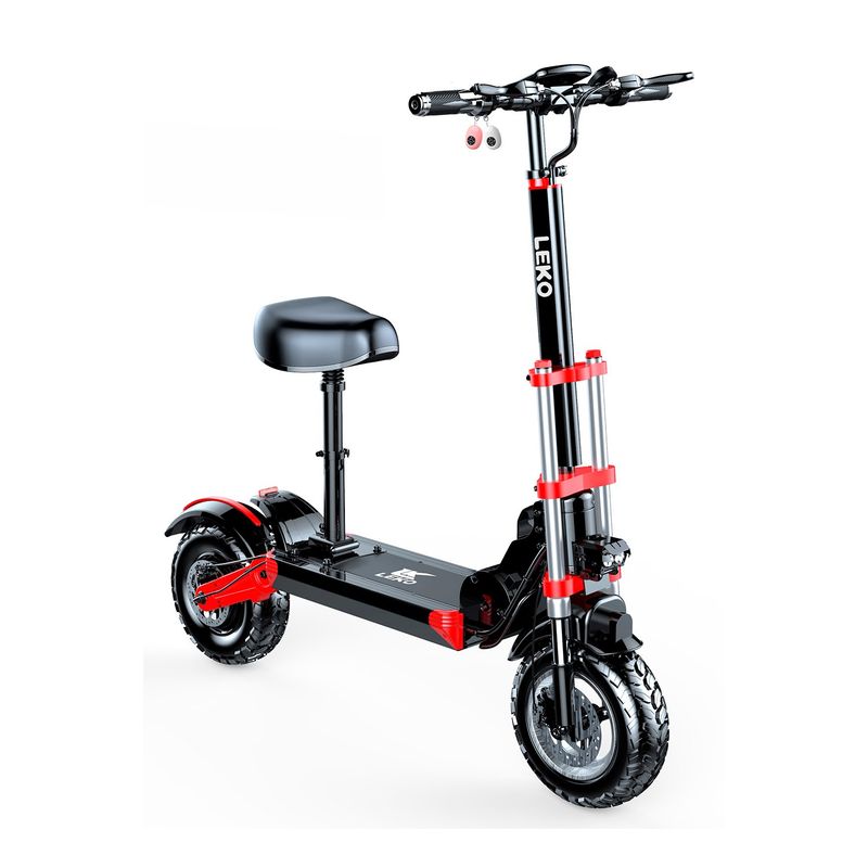 LEKO - Scooter Eléctrico LEKO Modelo HBC 18-4 Color Negro