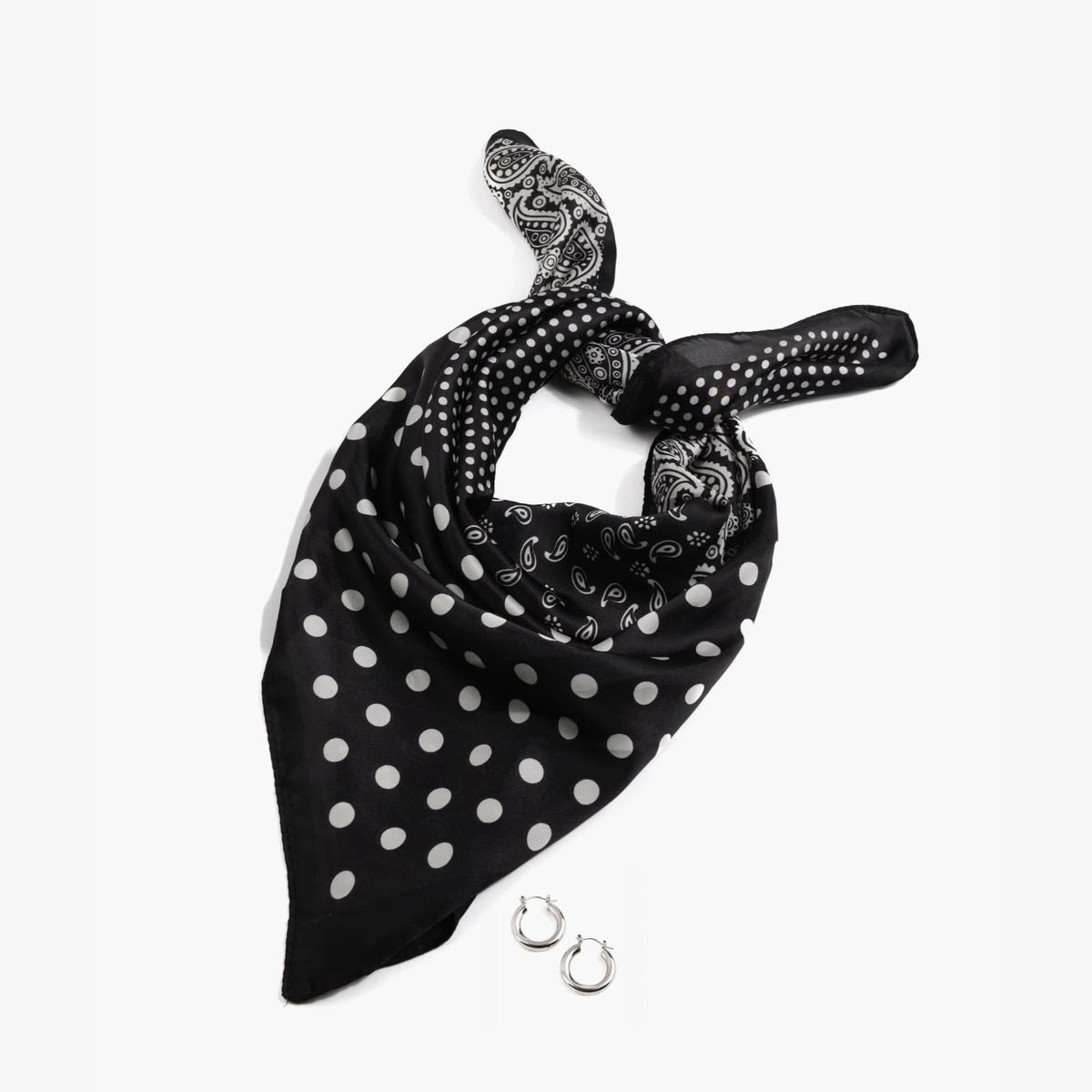 LOUNGE - Set Pañuelo Y Aros Mix Pasly