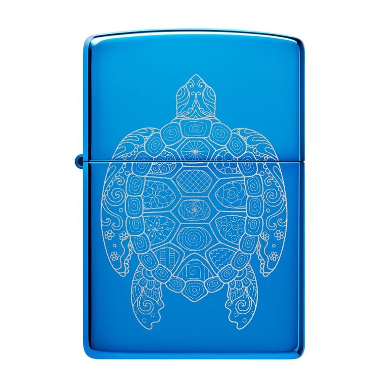 ZIPPO - Encendedor Zippo Zen Turtle Design Azul ZP46177 - Azul
