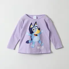 BLUEY - Polera Manga Larga Niña Sorpresa Lila