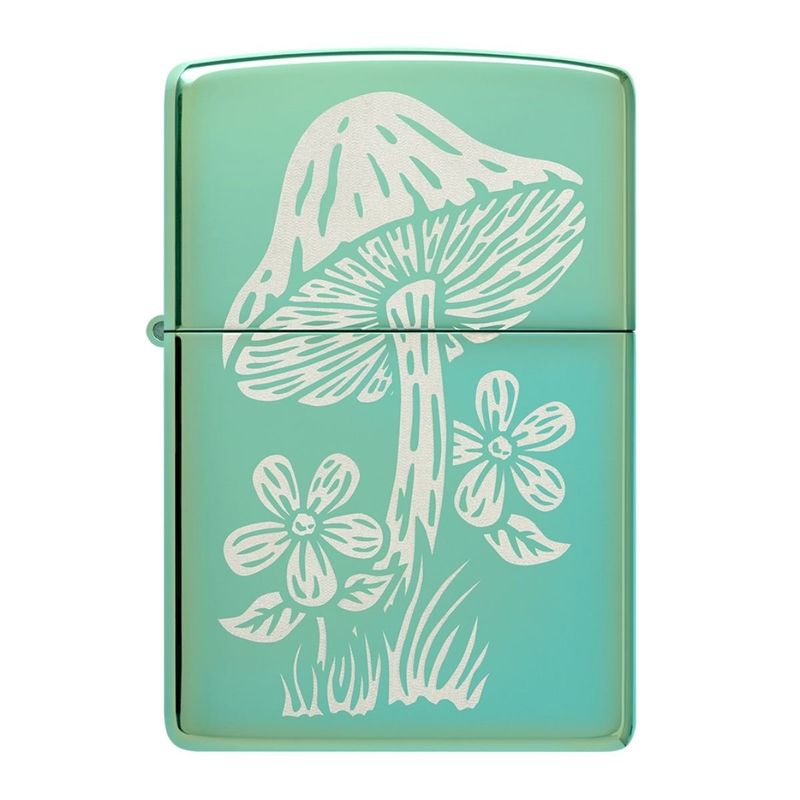ZIPPO - Encendedor Zippo Mushroom Design Verde ZP46178 - Verde