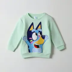 BLUEY - Poleron Niña Messy Verde