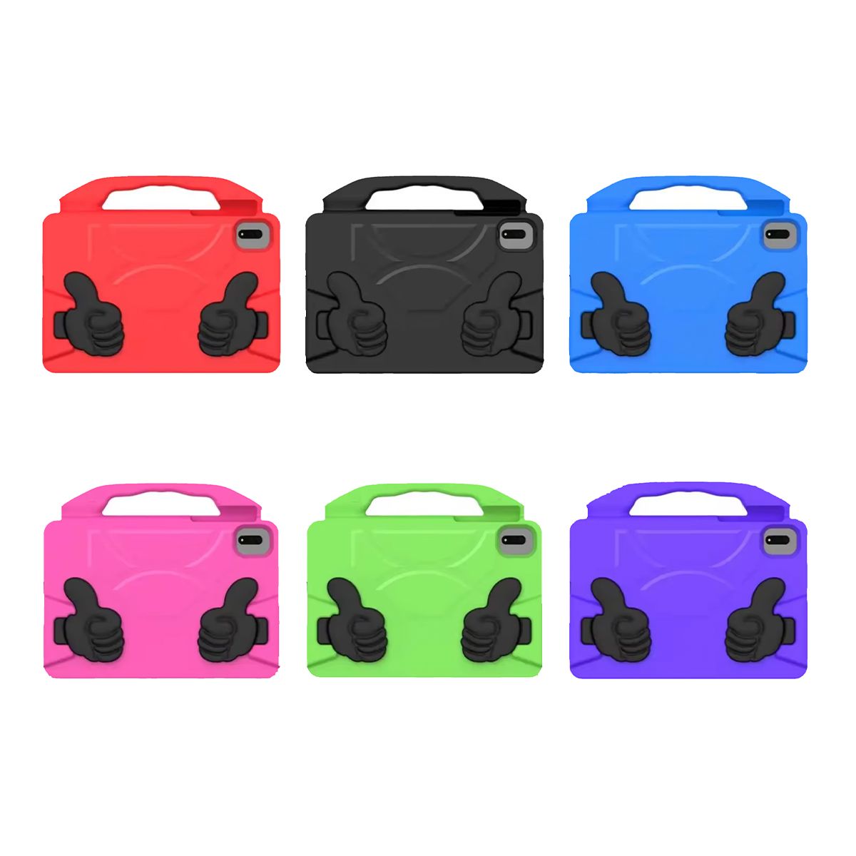 JOIGO - Carcasa Niños Anti Golpe Para Tablet Samsung A9 8.7 Sm-x110/x115 Morado