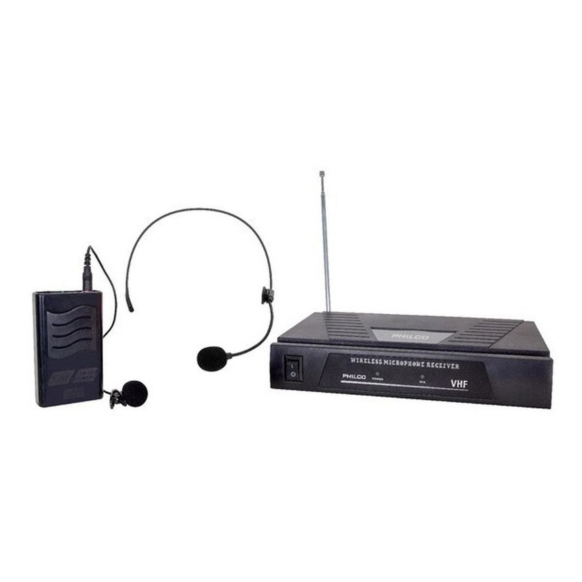 PHILCO - MICROFONO INALAM 2 EN 1 CINTILLO/SOLAPA VHF PHILCO