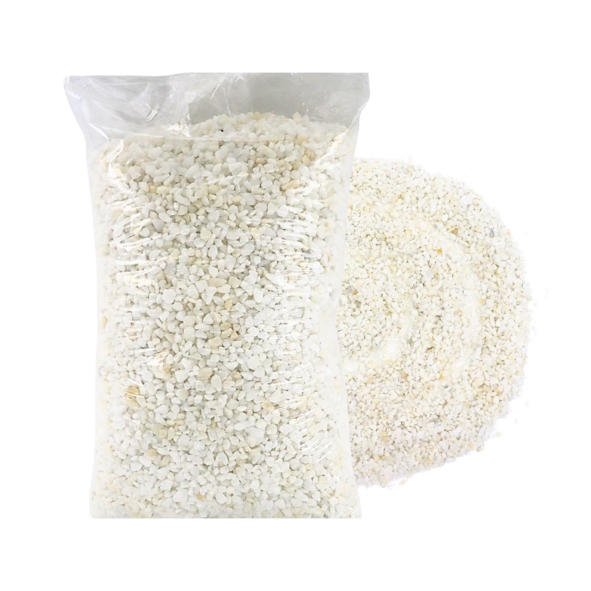 GENERICO - Gravilla Para Acuarios 2kg Granito Blanco Decoracion