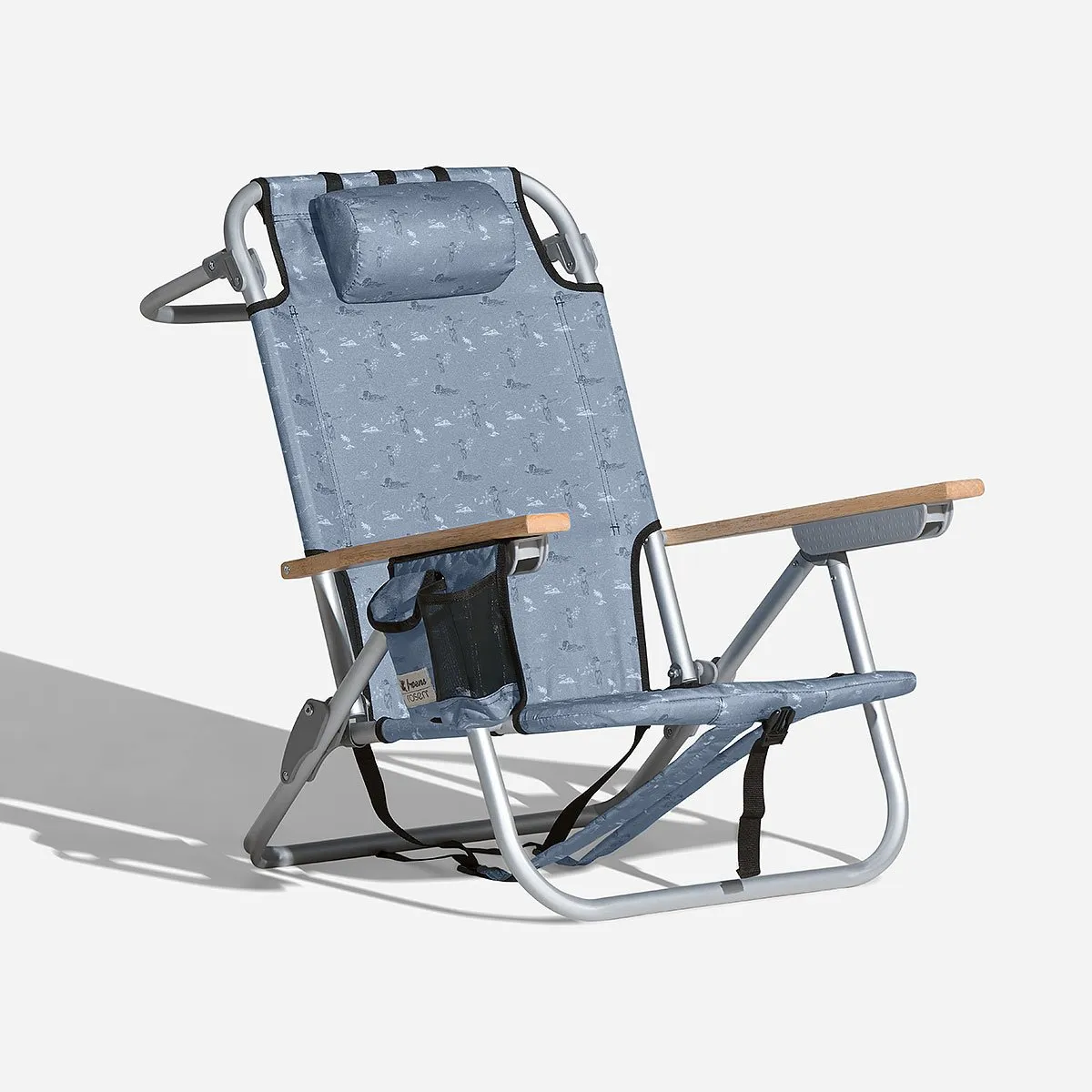 ROSEN - Silla de Playa Tela Luau Froens Azul