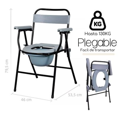 Imagen 2 del producto Silla Baño Portátil Ducha Plegable Para Adulto