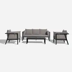 ROSEN - Set de Living de Terraza Turqueta 4 Piezas Beige