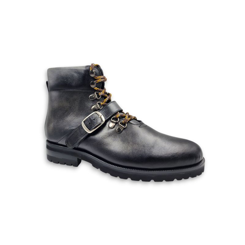 LEVURETT - BOTÍN DE CUERO ARGENTINO GRIS PARA HOMBRE - PHANTOM - LEVURETT