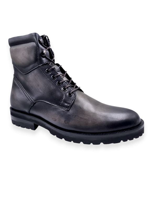 BOTÍN DE CUERO ARGENTINO GRIS PARA HOMBRE - CAYENNE -
