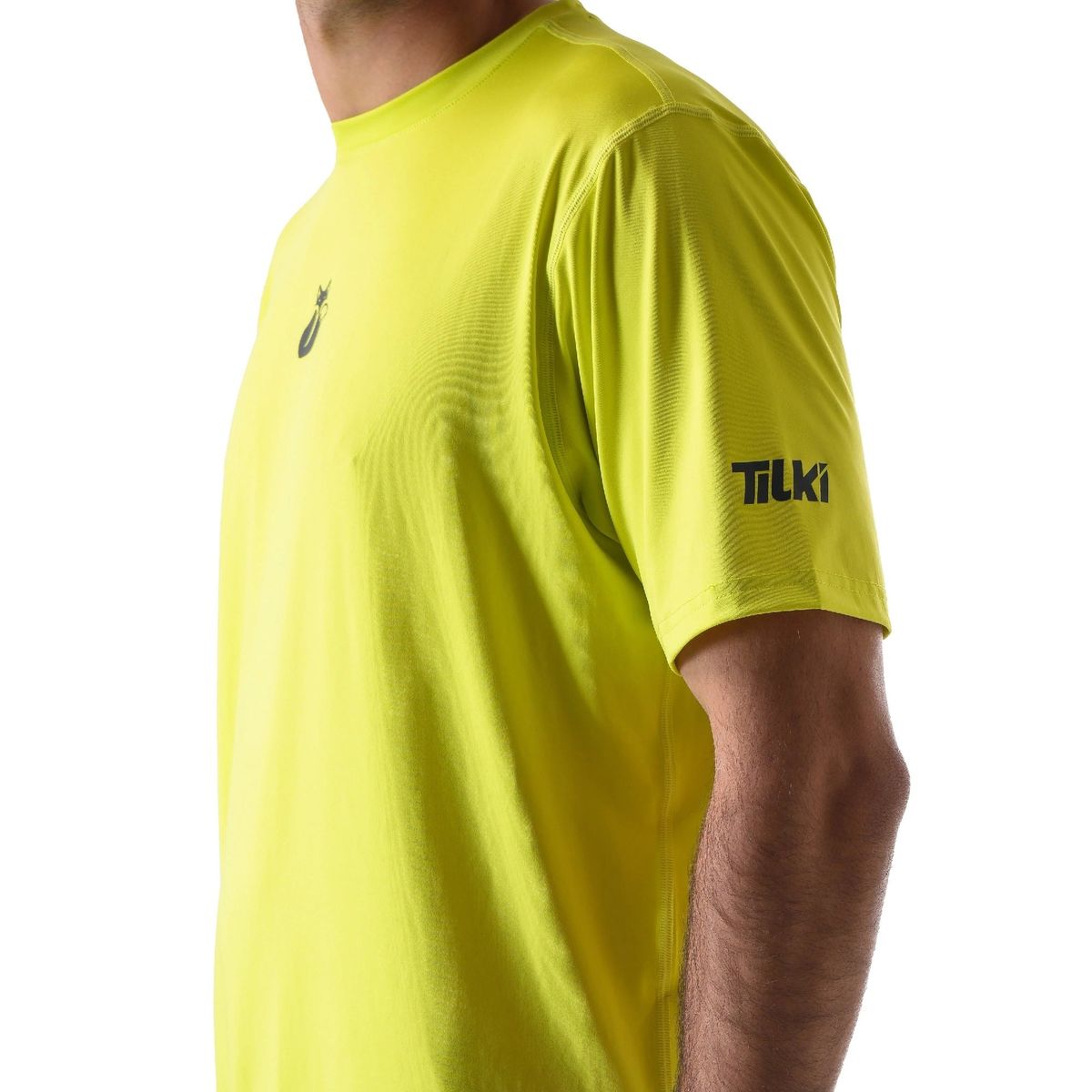 TILKI - Polera Tilki Poly Temel Amarillo Fluor Tenis Padel